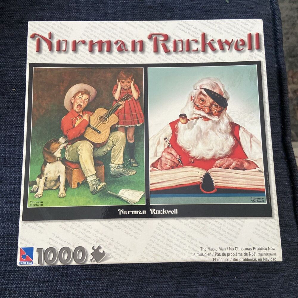 SEALED Vintage Norman Rockwell jigsaw puzzle 1000 Piece